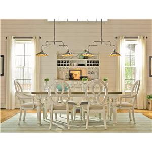 Universal Summer Hill Round Pedestal Table | BigFurnitureWebsite